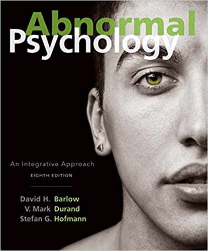 Abnormal Psychology: An Integrative Approach (8th Edition) - Orginal Pdf